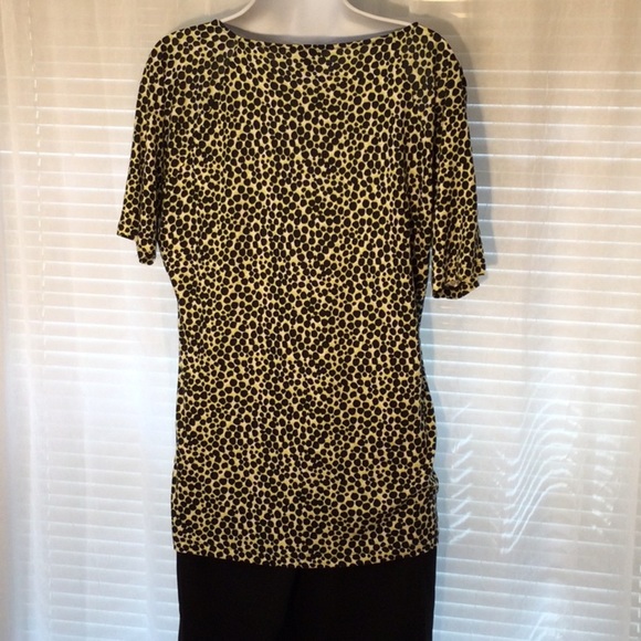 Ann Taylor Leopard Print Short Sleeve Sz S - Picture 4 of 11